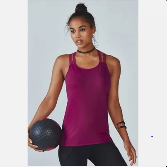 Women's Fabletics Peyton Tank Top, Purple, Size Medium, EUC - Picture 1 of 7